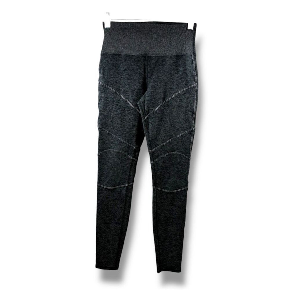 ALO Yoga High Waist Alosoft Rebel in Gray Black Heather Size S